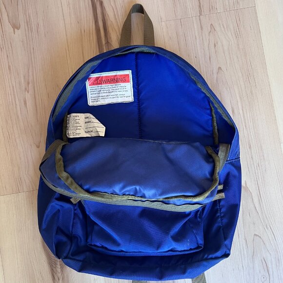 LL Bean Kids Blue School Backpack - Picture 3 of 9